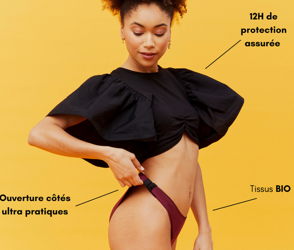 CULOTTE DÉGRAFABLE MIA - FLUX ABONDANT