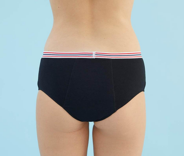 SHORTY MENSTRUEL FRENCHY NOIR - SPECIAL ADOS