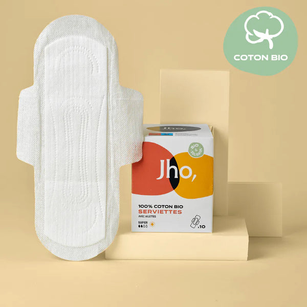 SERVIETTES EN COTON BIO