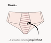 SHORTY MENSTRUEL SPORTY NOIR - SPECIAL ADO