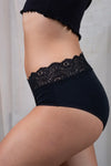 SHORTY MENSTRUEL ANTHEIA NOIR - FLUX ULTRA